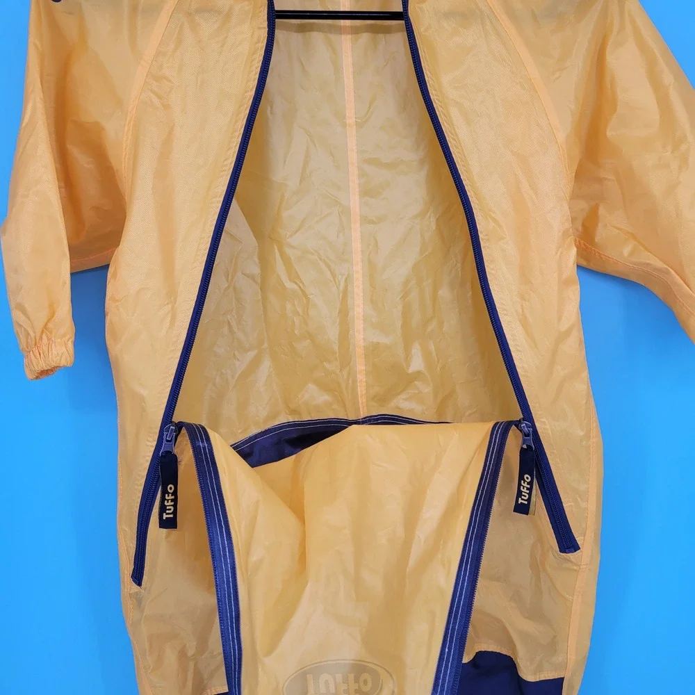 Tuffo Muddy Buddy Rain Suit Kids 18M Waterproof Yellow Hooded One-Piece Coverall